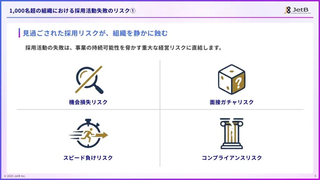 社員1,000人以上の企業がAI面接で解決できる採用課題 - 企業別『Our AI面接』活用ガイドのサンプル3
