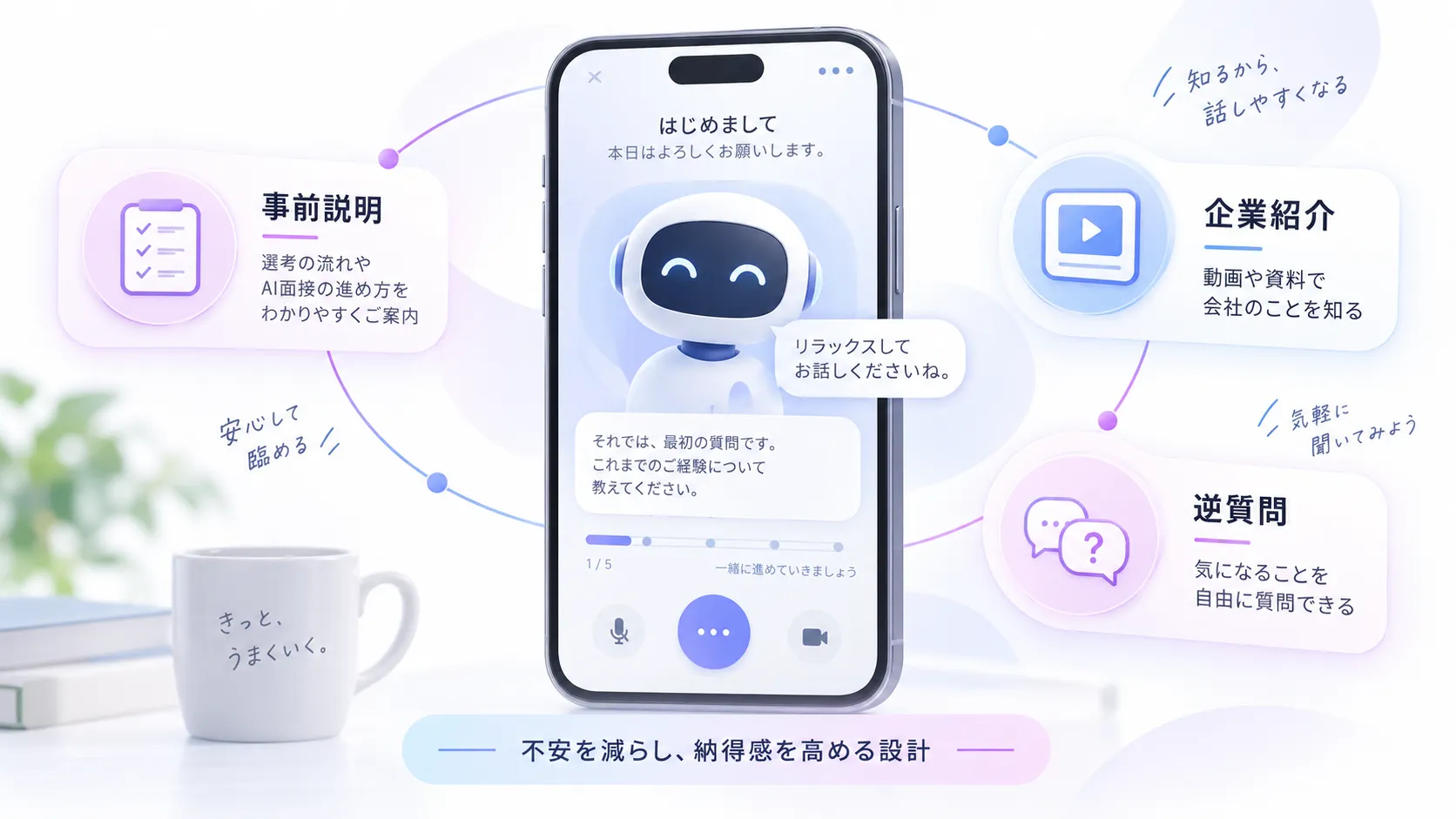 AI面接で求職者の体験を落とさない設計