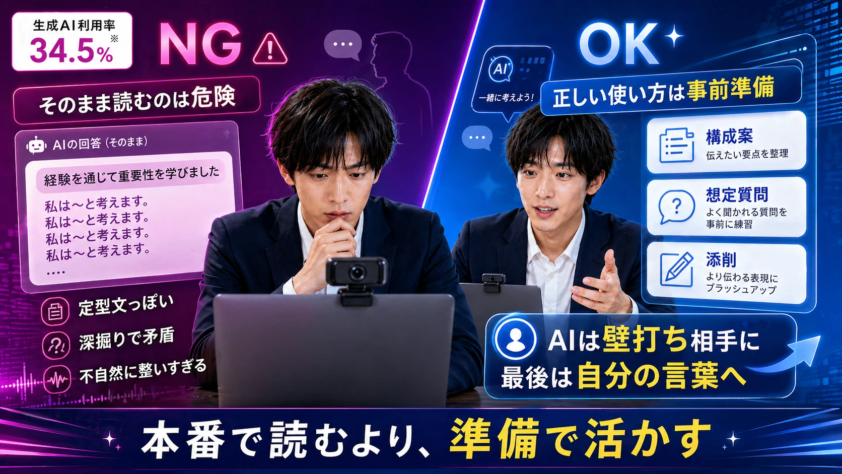 ChatGPTなど生成AIで作った回答をそのまま読むリスク