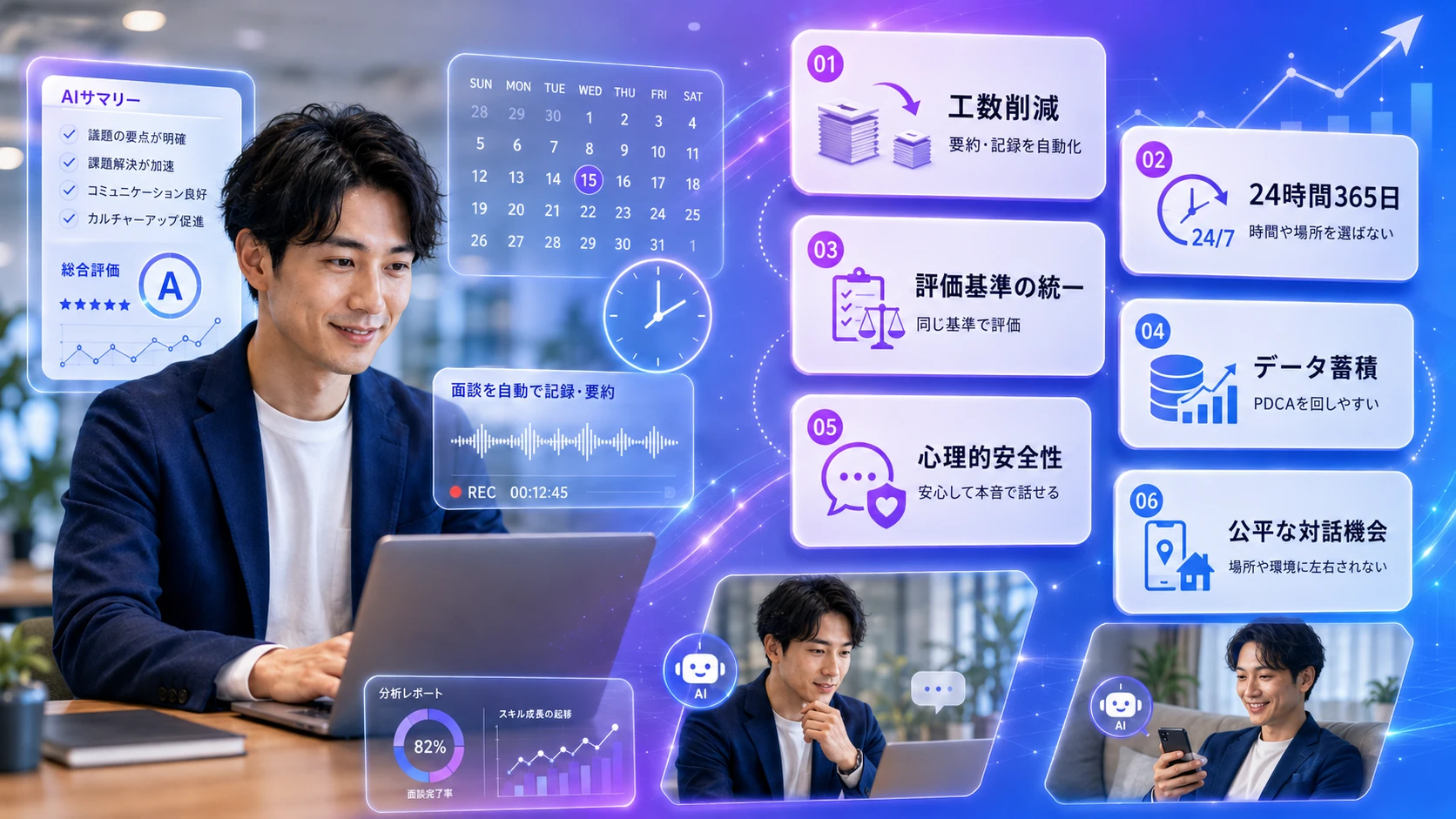 AI面談を導入するメリット