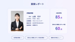 生成AIレポート機能