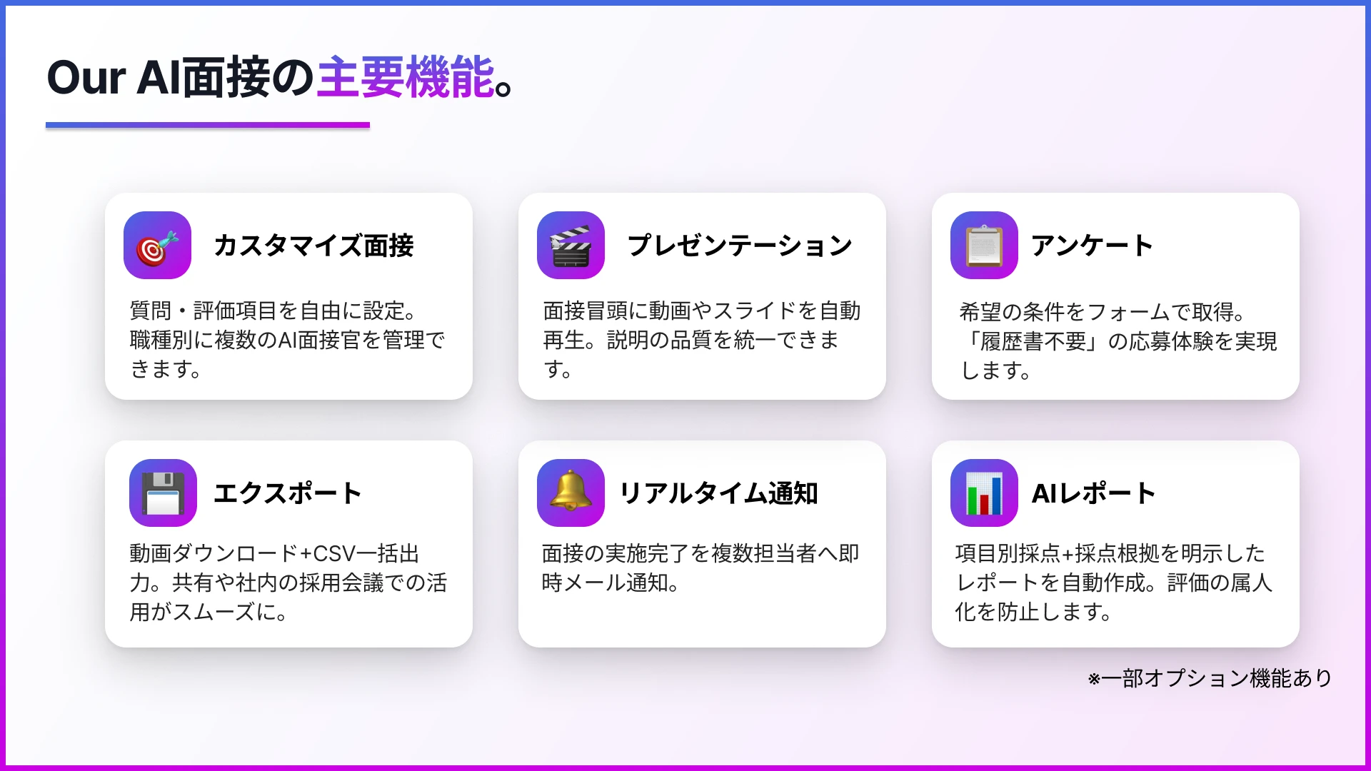 定額の中に、どんな機能が含まれているのか