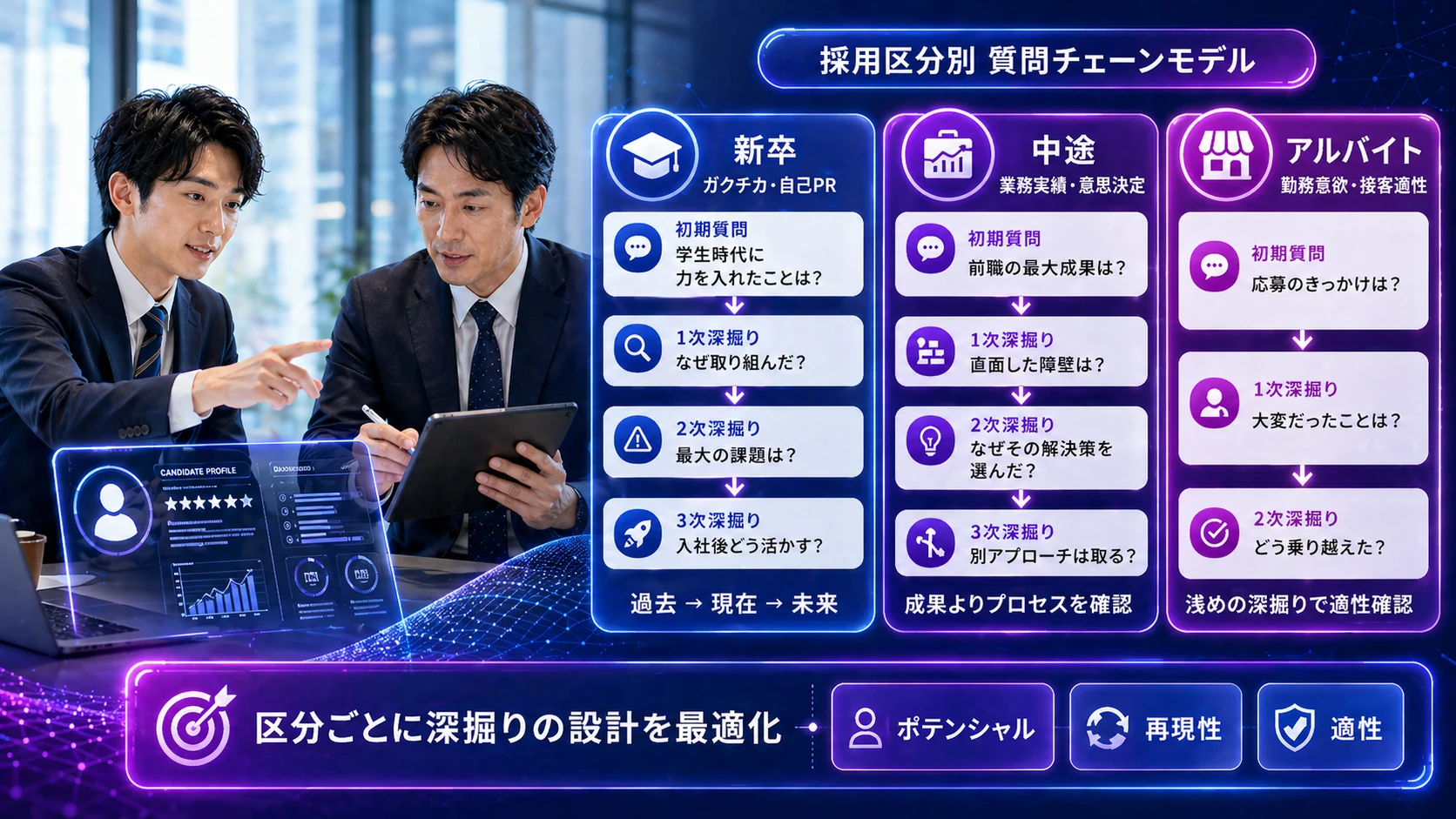 深掘り質問の具体例