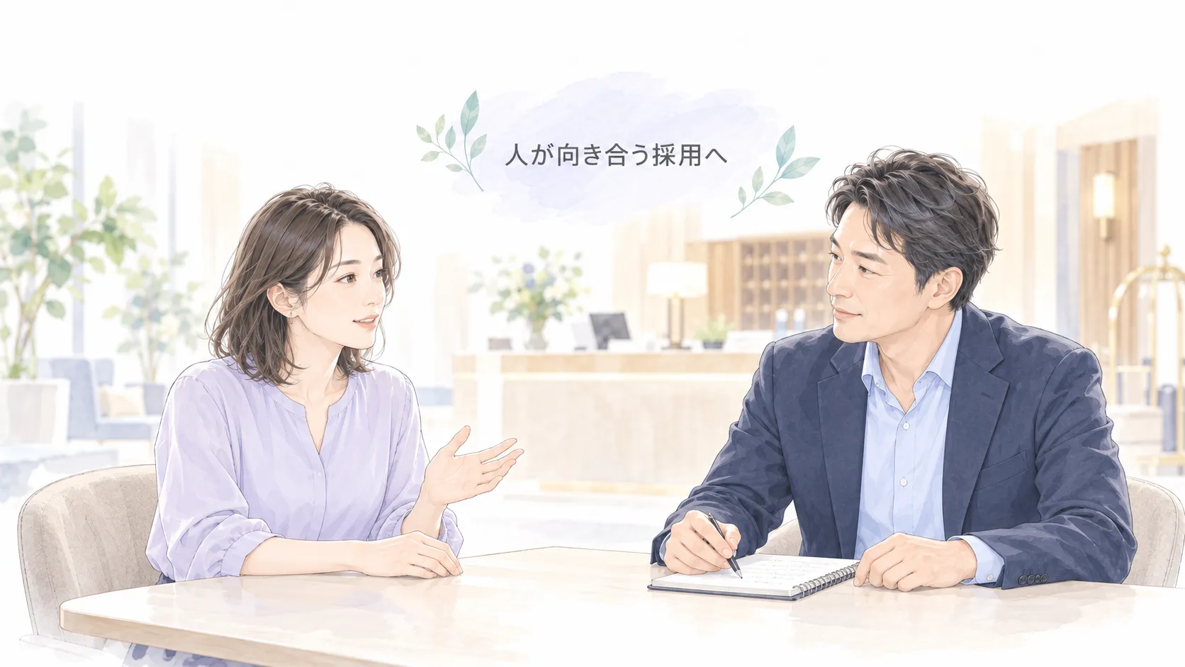 接客業の採用課題をAI面接で解決