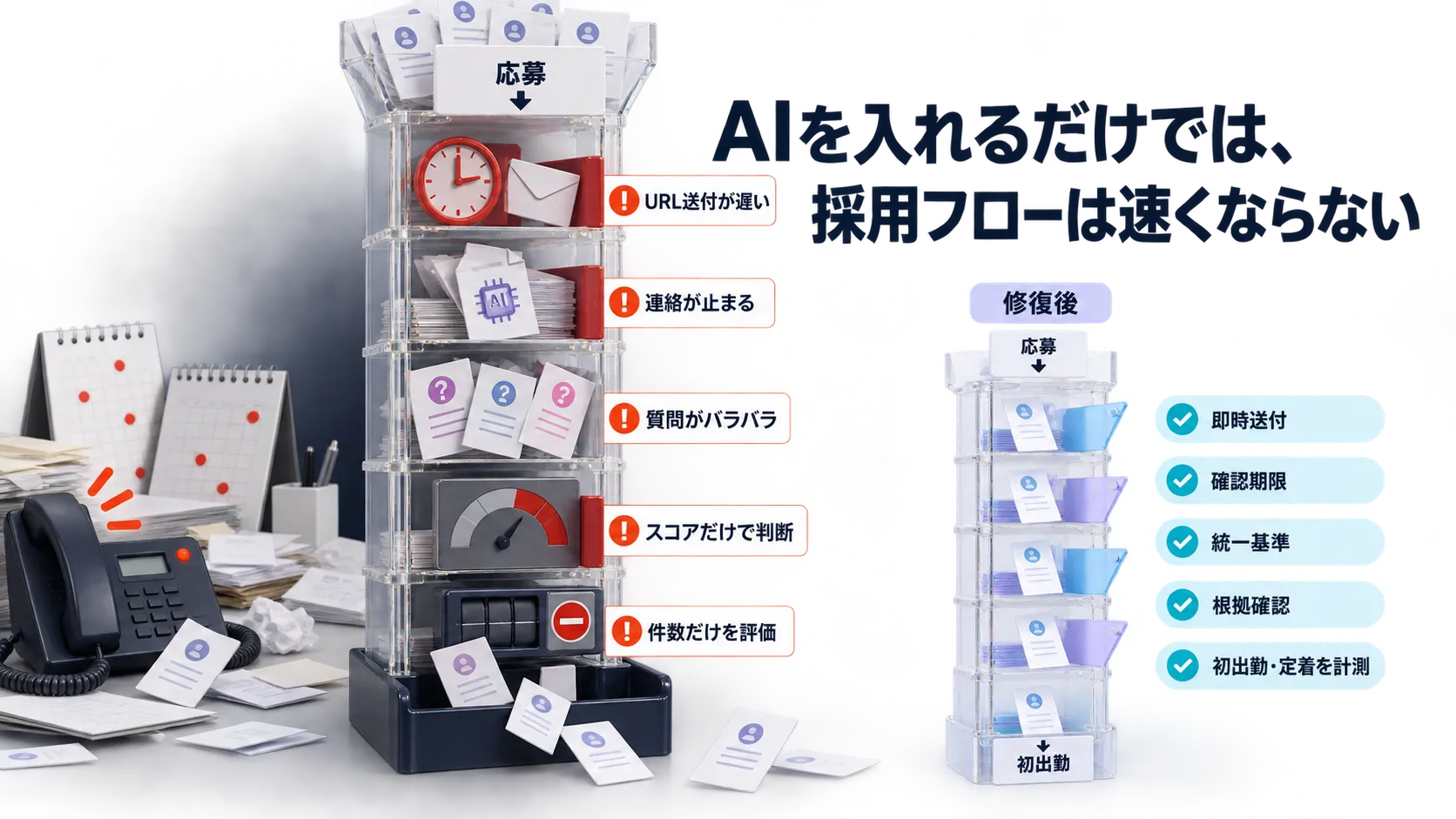 AI面接がバイト採用で効かない企業の共通点