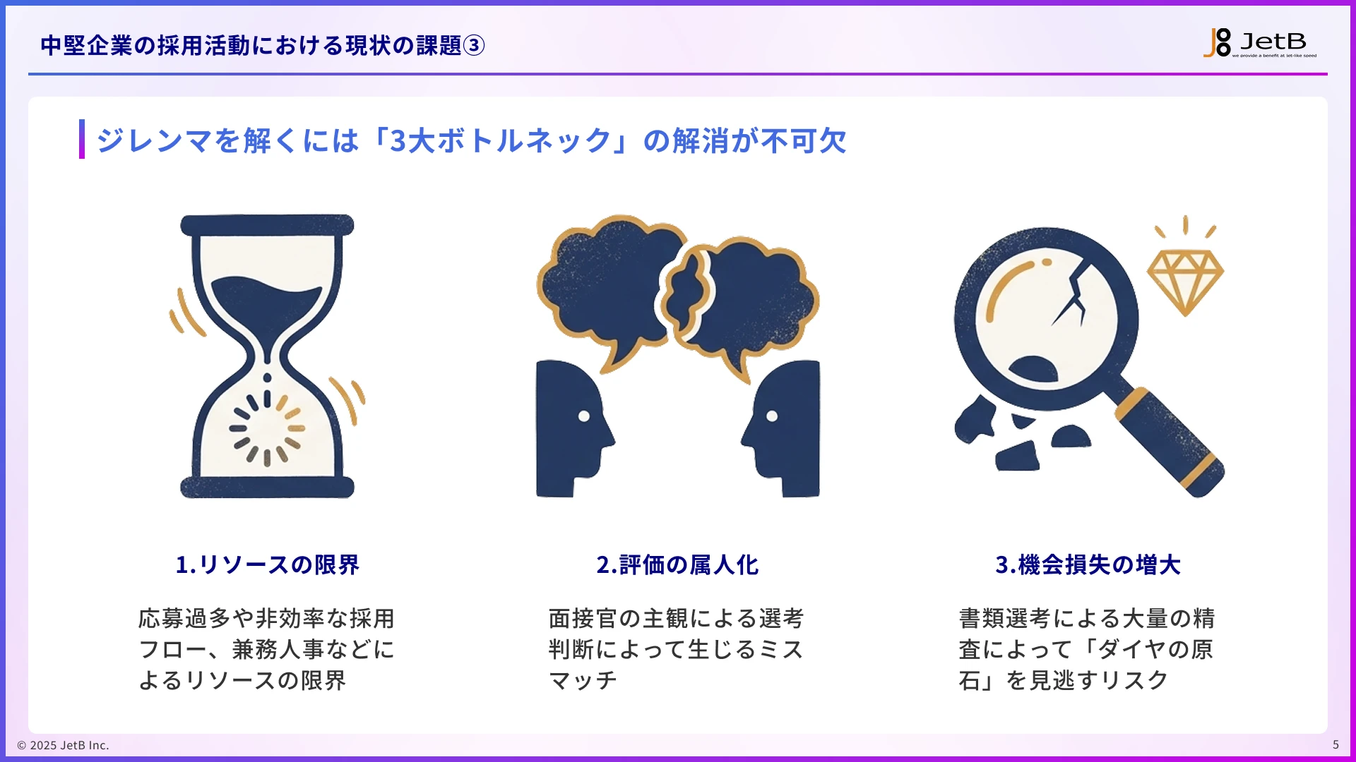 中堅企業がAI面接で解決できる採用課題 - 企業別『Our AI面接』活用ガイドのサンプル4