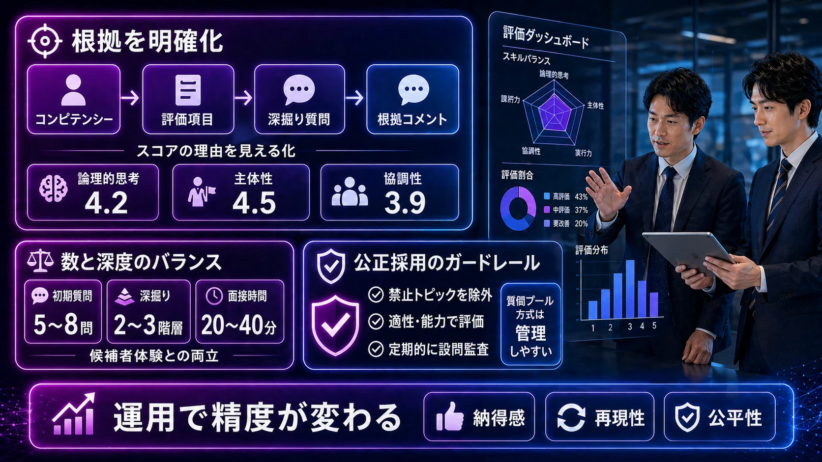 深掘り質問で採用評価の精度を高める運用ポイント